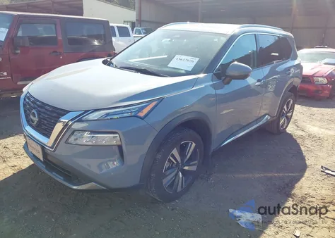 2022 Nissan Rogue Sl из США, поврежденный, VIN 5N1BT3CA7NC708690